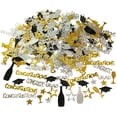thumbnail image 4 of Decoraciones de graduación, pancartas de felicitaciones en negro y dorado, pompones de papel de seda, decoraciones colgantes, remolinos, pancarta triangular, guirnaldas de globos   JM, 4 of 5