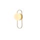 thumbnail image 1 of Bearachild Lámpara de pared LED con bombilla G9 7W Pantalla de estilo simple Iluminación de escaleras interiores Luz de noche Luz de noche Accesorios de Iluminación y accesorios Cobre+Blanco/10cm Bearachild HA066965-04, 1 of 6