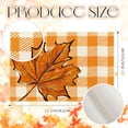 thumbnail image 2 of Hello Fall Maple Leaves Pumpkin Gnomes Buffalo Plaid Placemats Set of 6 for Dining Table 12 x 18 Inch Seasonal Autumn Harvest Holiday Rustic Vintage Thanksgiving Table Mats, 2 of 7