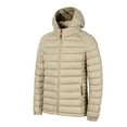 thumbnail image 3 of Hooded Puffer Jackets for Men Winter Coat Thicken Coat Casual Solid Color Warm Down Jacket Khaki 3XL, 3 of 3