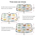 thumbnail image 2 of Foldable Car Windshield Sunshade UV Sun Visor Protector Blocks UV Rays Keeps Vehicle Cool 57x31.5 Inch Pastel Basketball Doodle Pattern, 2 of 8