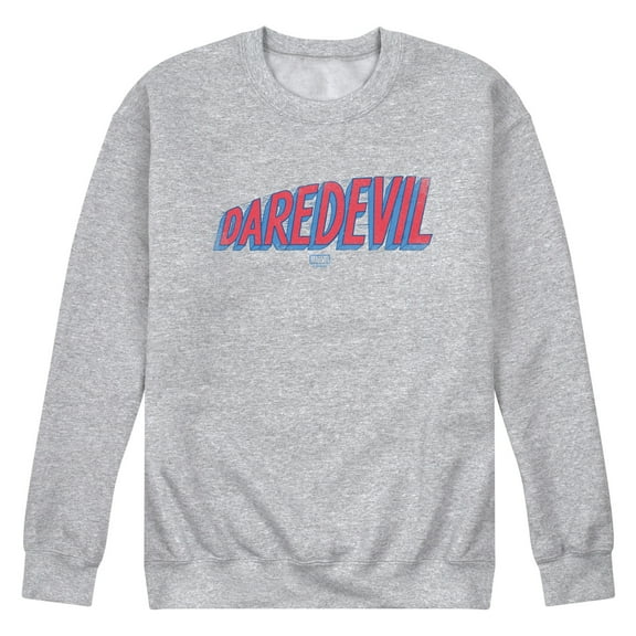 Marvel - Daredevil Logo Tonal Washed - Men's Long Sleeve Crew Fleece Sweatshirt