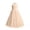 Light Yellow, variant on HJYCHN Dresses for Girls Halter Neck Mesh Maxi Gown with Ruched Bodice and Flowing Skirt for Kids Dress 2-3 Years