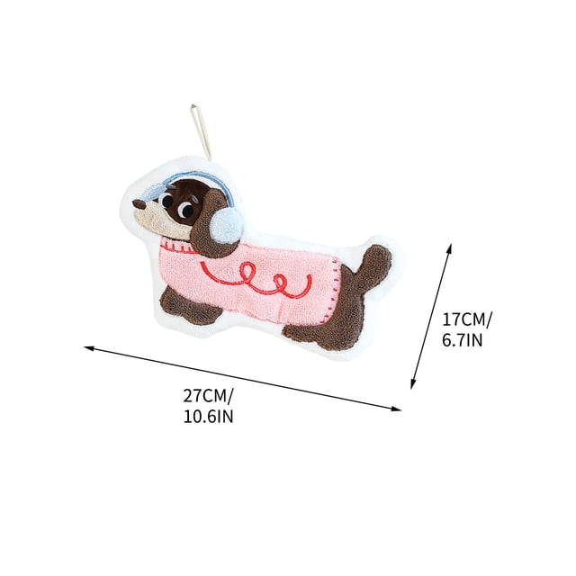 A Thick Super Absorbent And Cute Fleece Handkerchief That Can Be Hung