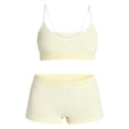 thumbnail image 5 of No Boundaries Seamless Triangle Bralette & Boyshort Set, 2-Piece, Women's XS-XXXL, 5 of 5