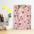 thumbnail image 6 of FMSHPON Pink Floral Clipboard Hardboard Wood Nursing Clip Board and Pull for Standard A4 Letter 13x9 inches, 6 of 8
