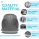 thumbnail image 2 of Summer Cat Travel Chest Strap Adjustable Vest with Drawstring Reflective Style Comfortable and Breathable Cat Harness with Anti-Break Drawstring (Grey, 2 of 5