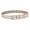 Beige, variant on Stylish Retro Pin Clasp Grommet Eyelet Belt For Casual And Formal Wear Double Layer Jeans Waistband 105cm