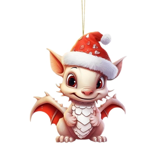 1 adorno navideño para árbol de Navidad, acrílico, colgante para árbol de Navidad, fiestas, coche, decoración del hogar.