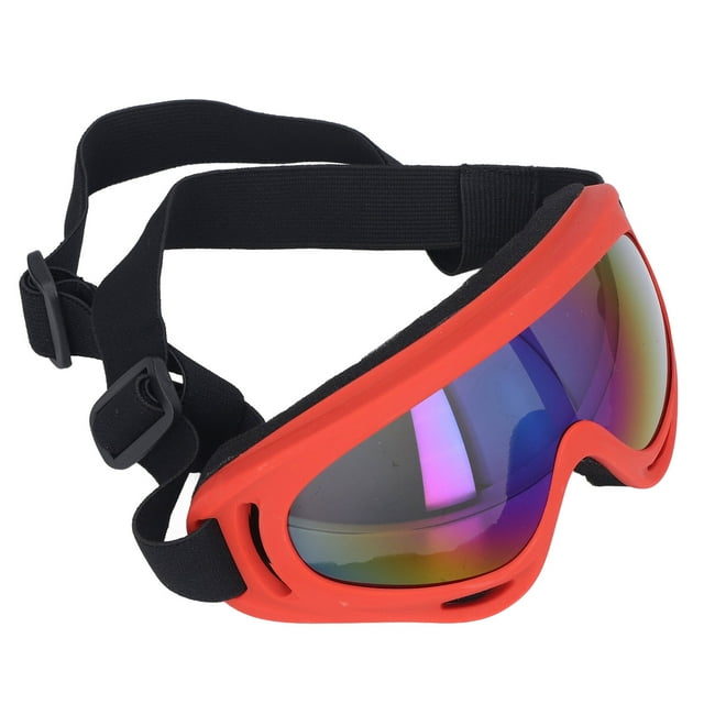 EOTVIA Dog Wear Sunglasses, Large Dog Goggles Colorful Lens Windproof Adjustable Straps For Riding Motorcycle For Swimming