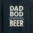 thumbnail image 3 of Instant Message - Dad Bod By Beer  - Men's Long Sleeve T-Shirt, 3 of 6