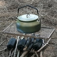 thumbnail image 3 of Hyasfey Folding Outdoor Camping Stove Grill Portable Heavy Duty Stainless Steel Backpacking Cooking Barbecue Picnic Collapsible Campfire Grate Grill Rack, 3 of 6