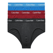 Calvin Klein Men's NU2661-651 Cotton Stretch 3-Pack Hip Brief XL