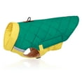 thumbnail image 2 of Gustave Dog Winter Coat Reflective Quilted Vest Pet Warm Cold Weather Windproof Fleece Jacket Clothes for Medium Large Small Dogs "Green, 4XL", 2 of 9