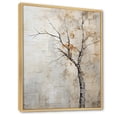 thumbnail image 2 of Designart "Sycamore In Minimalist Landscape IV" Tree Sycamore Floater Framed Wall Art Living Room, 2 of 5