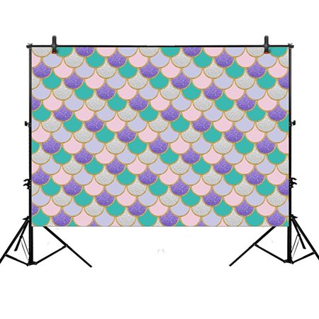 Allenjoy 7x5ft Photography Backdrop Party Princess Purple Pink