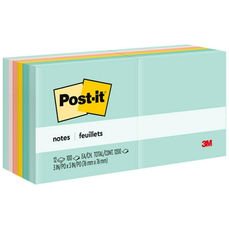 UPC: 0021200418242 | Post-it Notes  3 in x 3 in  Beachside Cafe  12 Pads
