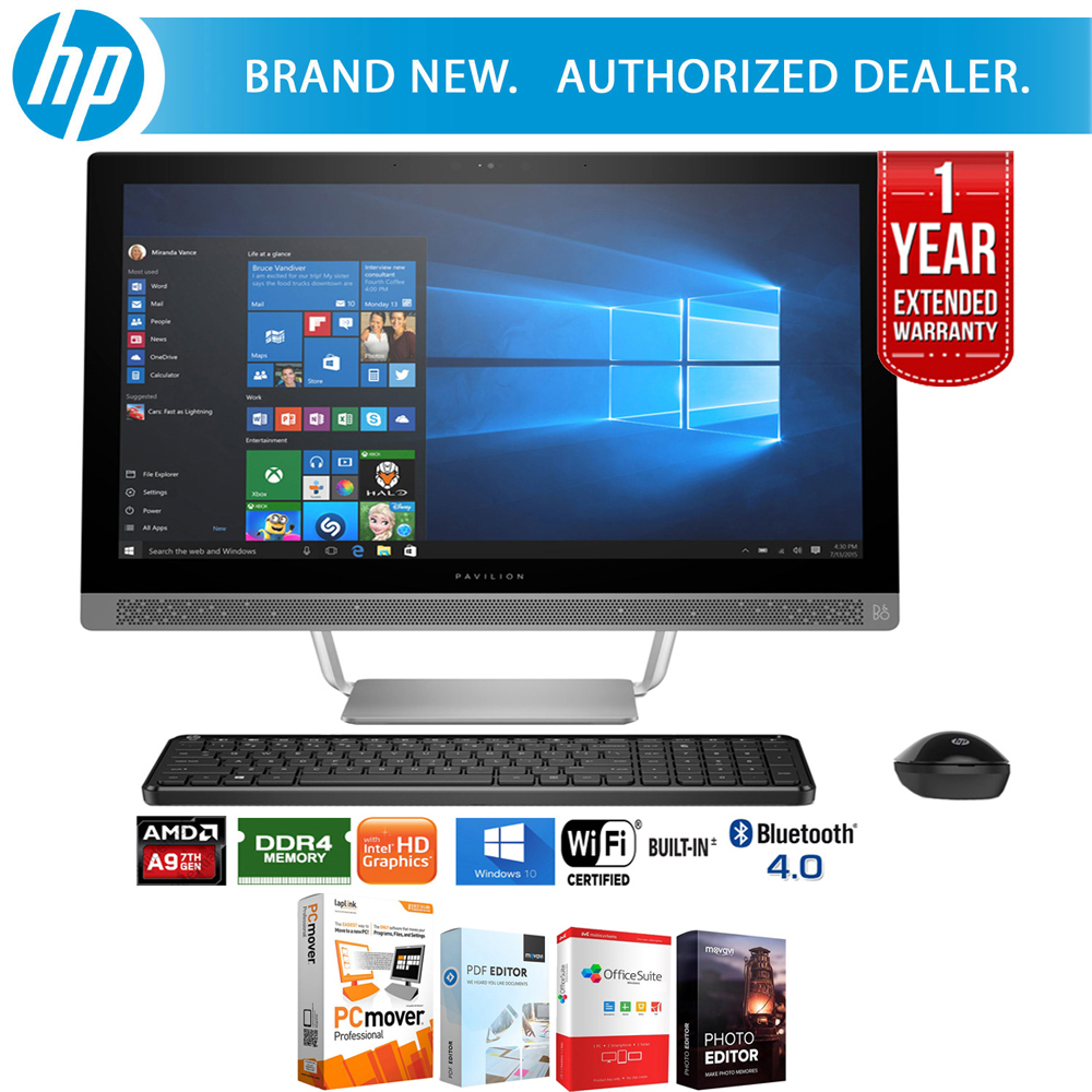 HP 24b010 Pavilion 7th Gen AMD A99410 1TB 7200RPM 23.8" AllinOne PC