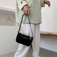 thumbnail image 4 of Bolsa Patrón de cocodrilo Bolso Mujer Cuero Retro Totes Bolso de hombro (Negro) JShteea Para Estrenar, 4 of 7