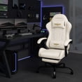 thumbnail image 3 of LaoGeoRon Gaming Chair, Ergonomic Computer Gaming Chair with Footrest, Headrest and Lumbar Support, Height Adjustable Desk Chair with 360° Swivel Seat for Office,Gaming, 3 of 10