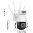 thumbnail image 3 of Cámara panorámica Smart WiFi HD Pantalla dual Vigilancia de seguridad Vinculación Cámara de reflector de doble lente, 3 of 9
