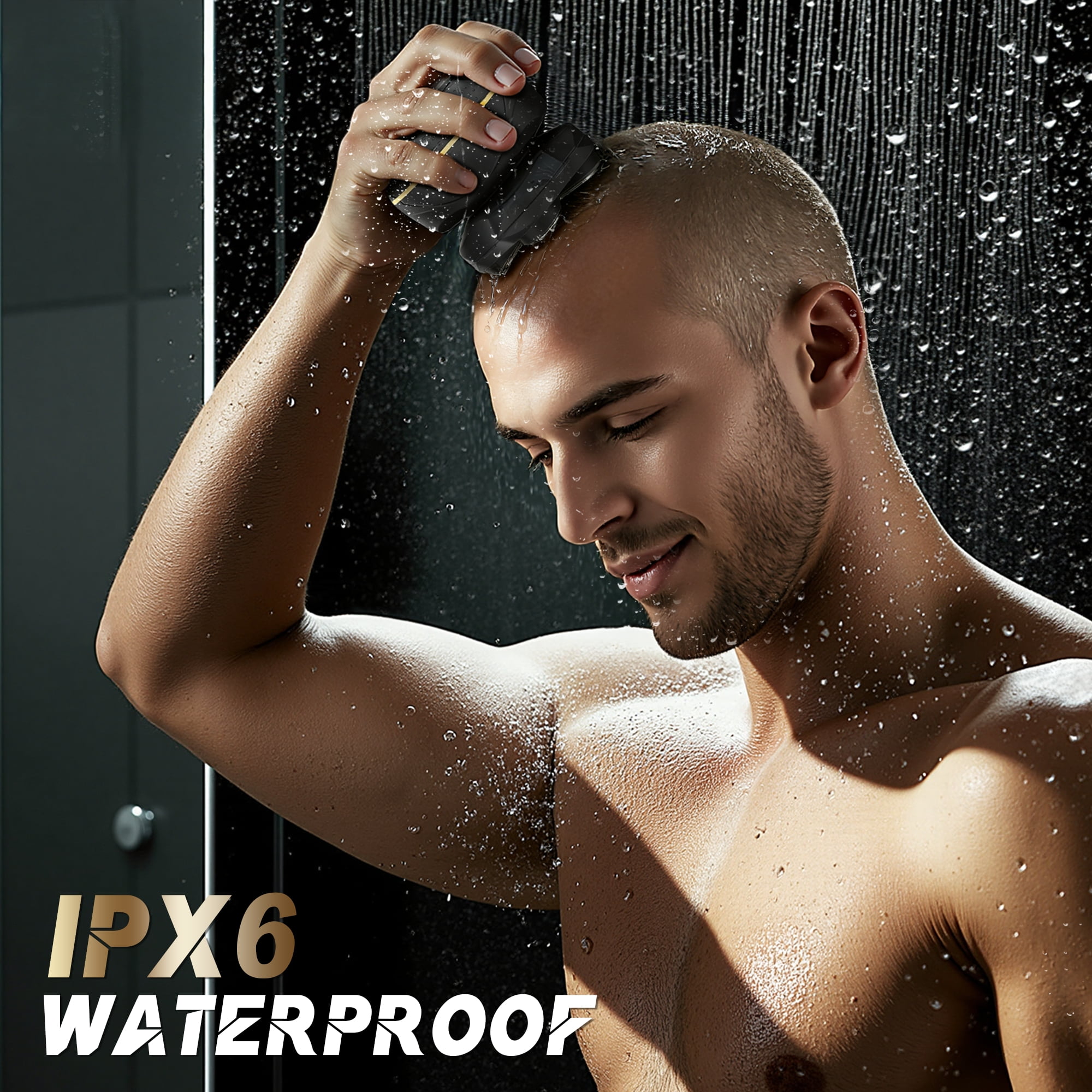 OLOV Pro Head Shaver for Bald Men Wet and Dry Use - Waterproof Men's Head & Body Hair 360 Electric Razor, Skin-Friendly, Long Lasting & Easy to Clean, Gifts for Men
