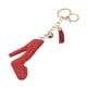 thumbnail image 3 of Tacones altos creativos llavero llavero lindo zapato llaveros llaveros de coche llavero de moda anillo, 3 of 4