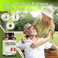 thumbnail image 3 of Kidney Cleanse Detox & Repair and Bladder Support- Kidney Support Supplement for Kidney Restore With Chanca Piedra,Cranberry, Juniper Berries for Kidney Detox and Bladder Health.60 Day Supply, 3 of 5