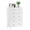 White, variant on Modern 5-Drawer Wooden Dresser Tall Chest with Deep Drawers & Metal Knobs for Bedroom Entryway Hallway - Green