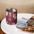 thumbnail image 3 of 12oz Coffee Tumblers Christmas Corgi Stainless Steel Vacuum Insulated Travel Tumbler Coffee Cups Mug with Lid and Straw with Cleaning Brush for Cold & Hot Drinks, 3 of 5