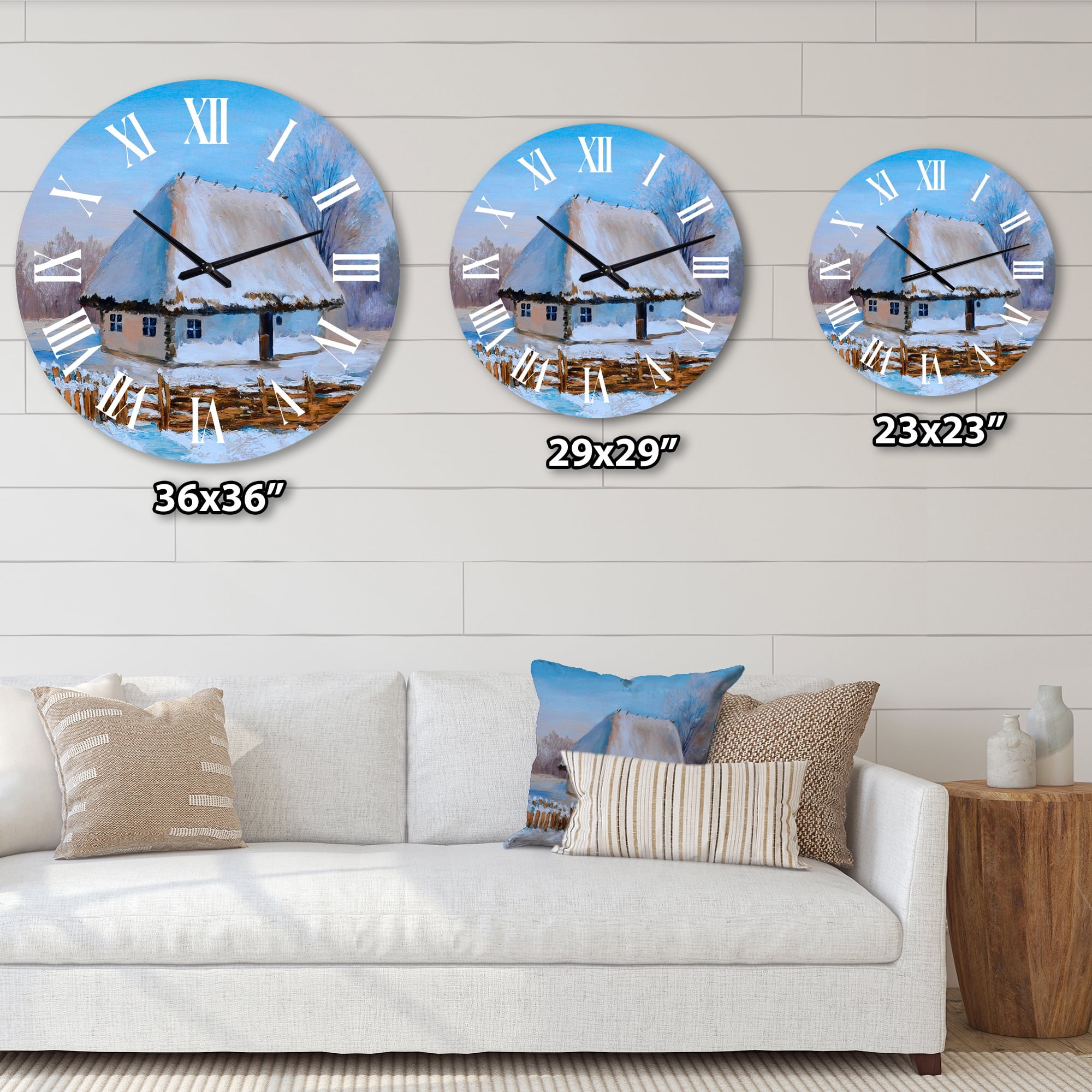 Designart 1 in Traditional Wall Clock