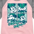 thumbnail image 3 of Disney - Plaid Minnie Mouse - Toddler & Youth Girls Raglan Graphic T-Shirt, 3 of 5