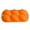 Orange, variant on Silicone Egg Shaped Baking Pan 6 Cavities Food Grade For Easter Party Cake Decor