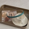 thumbnail image 2 of Elegant Satin Headband Minimalist Solid Color Hair Accessory for Retro Style Versatile Daily Wear Lightweight Band, 2 of 3