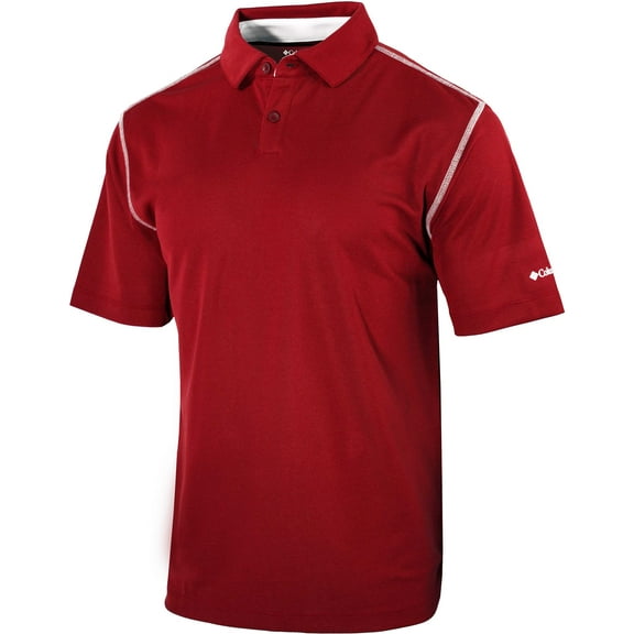 Columbia Men's High Stakes Golf Polo (Intense Red, S)