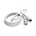 thumbnail image 1 of HAMA Cable Antenna 75dB Coax Plug to RJ45 Plug White 2.5m, 1 of 1