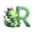 thumbnail image 1 of Puntoco Pascua Acrílico 26 Letras Dinosaurio Colgante R,Decoración Hogareña, 1 of 1