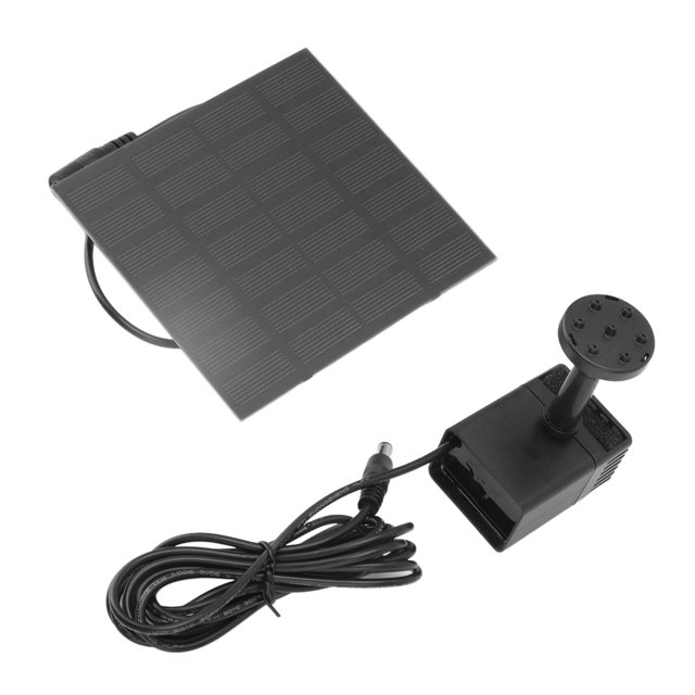 Solar Fountain Pump, Large Energy Panel Complete Tools Safe To Use DIY Solar Water Pump Kit for Garden