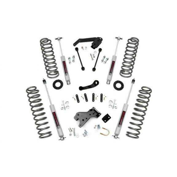 Rough Country 4" Lift Kit (fits) 2007-2018 Jeep Wrangler JK 4DR | N3 Shocks | Suspension System | 68130