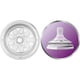 thumbnail image 3 of Biberones Philips Avent Natural, 260 ml, paquete de 3, edición azul, 3 of 7