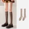 thumbnail image 2 of UJNDER Women's Wool Blend Knee High Socks Thermal Warm Long Socks for Winter Coffee, 2 of 5