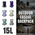 thumbnail image 6 of AUXDIQ Hiking Backpack 15L Lightweight Backpack Travel Daypack for Women Men Green, 6 of 6