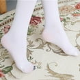 thumbnail image 4 of Bnwani White Fashion Cotton Socks Girls Knee High Thin Solid Color Sports Casual Sweat Absorbing Socks, 4 of 4