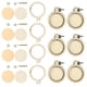 thumbnail image 4 of 10 piezas de marcos de madera pequeños para bordar, redondos, para punto de cruz, accesorios de costura, 4 of 7