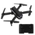 thumbnail image 2 of Mini dron XT8 para fotografía aérea, RC FPV, 4K, cámara dual, luz multicolor, avión de juguete, negro, batería dual, 2 of 14