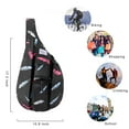 thumbnail image 3 of Sling Backpack- Rope Bag Crossbody Backpack Travel Multipurpose Unisex Daypack, 3 of 3