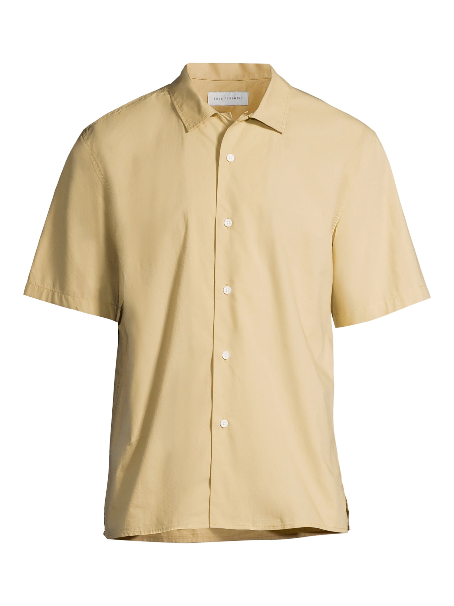 Free Assembly Men's Short Sleeve Camp Shirt