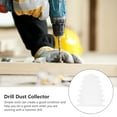 thumbnail image 4 of Drill Dust Collector Cover for Electric Tools Protective White Silicone Case Fits Various Drills, 4 of 8