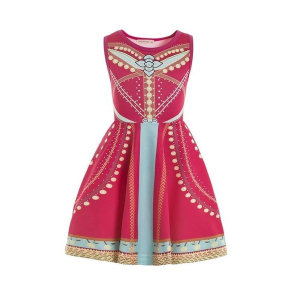 Girls Jasmine Costume Princess Jasmine Aladdin Girl’s Costume Outfit