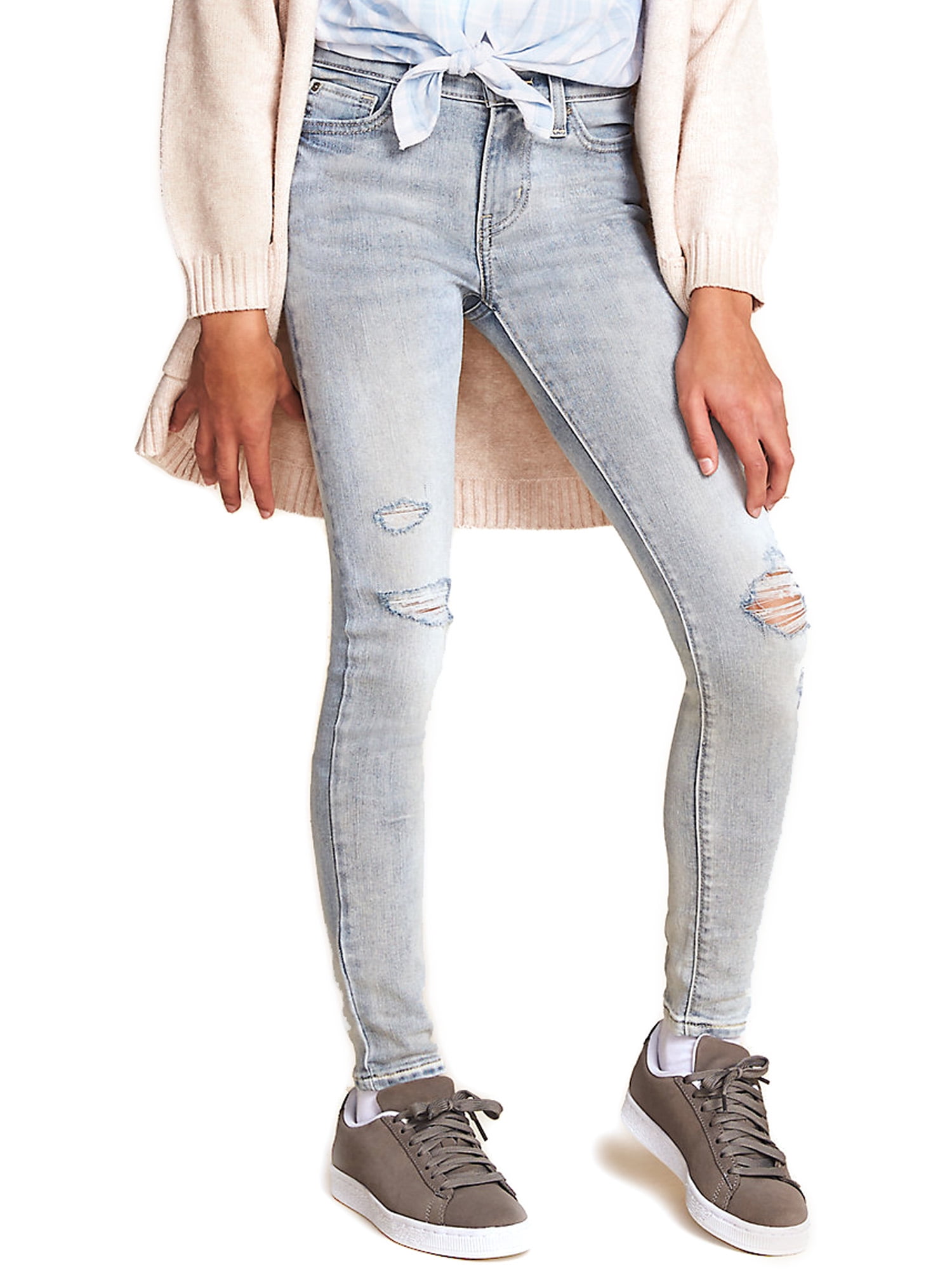 by Strauss & Co. Girls Skinny Jeans, Sizes 5-18 - Walmart.com